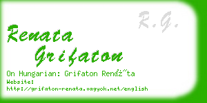 renata grifaton business card
